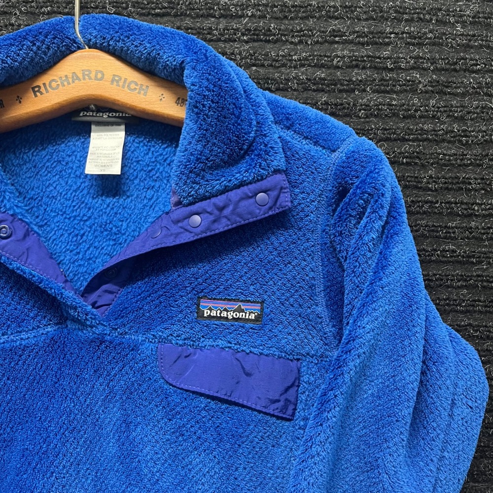 Patagonia Re-Tool Snap-T Fleece Pullover Blue Polartec Womens XS 25442 FA14